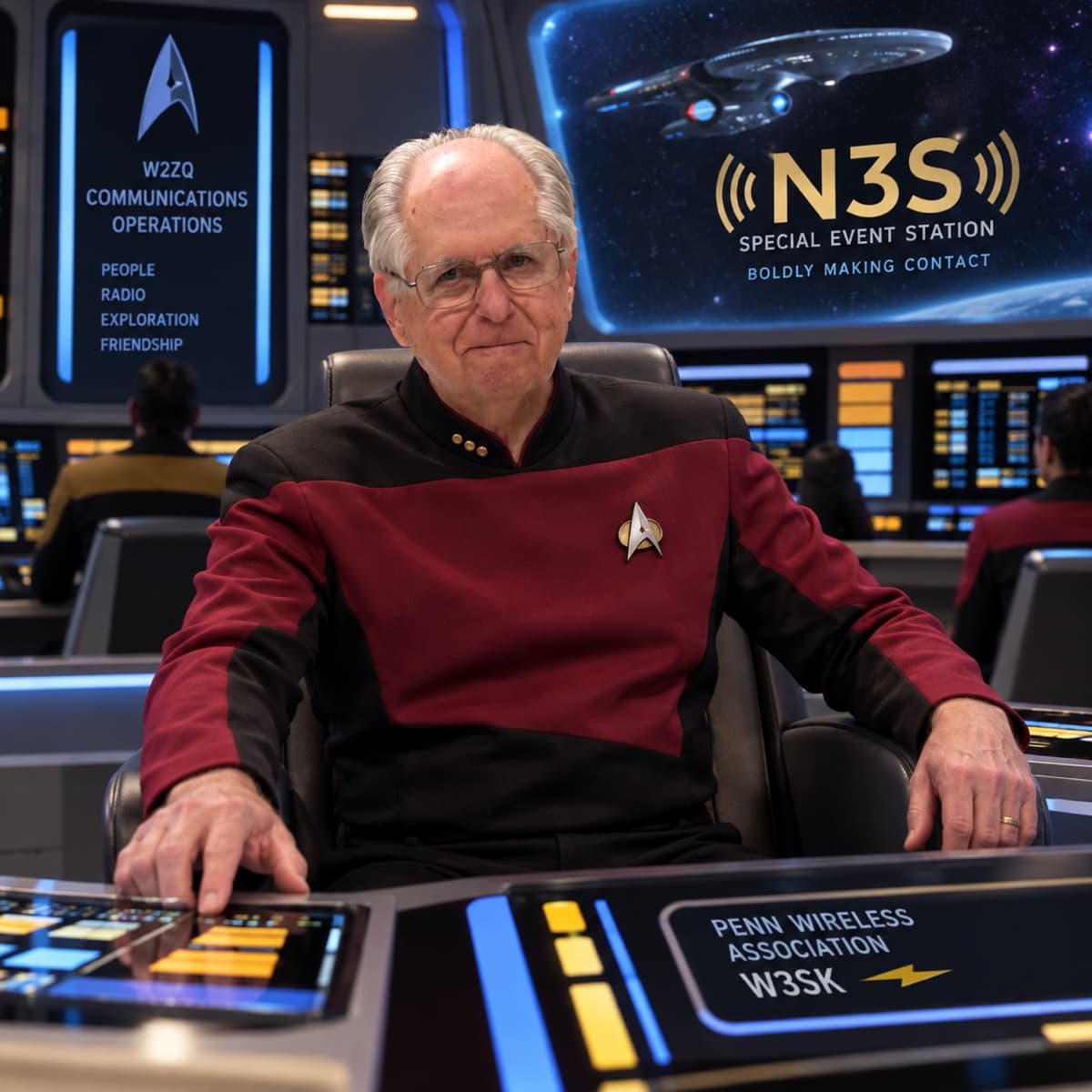 N2US at the N3S operating position, Starfleet style
