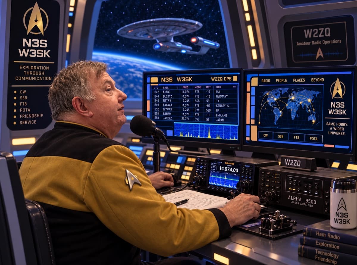 N3HTZ at the N3S operating position, Starfleet style