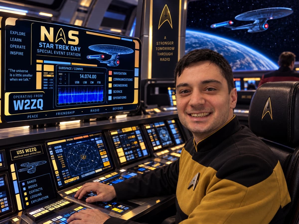 W2ADC at the N3S operating position, Starfleet style